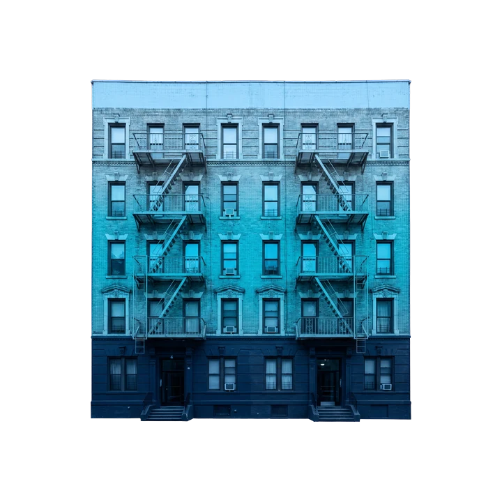 Pre-war Bronx walk-up apartment building