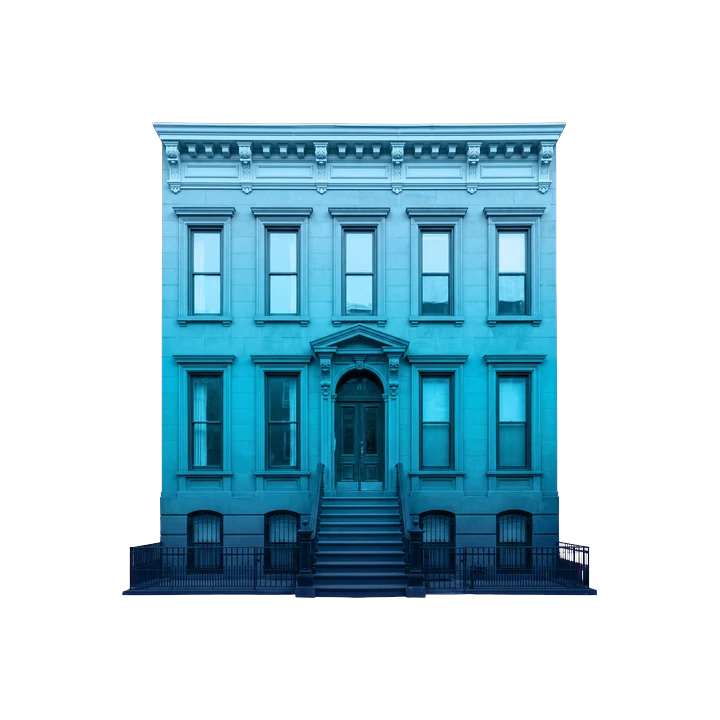 Brooklyn brownstone row house