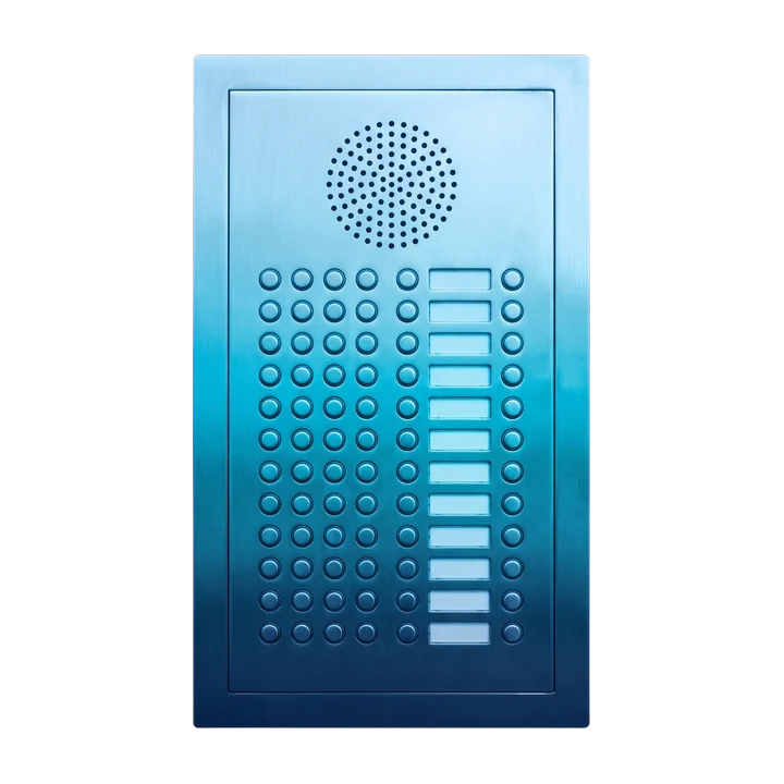 Apartment building intercom panel