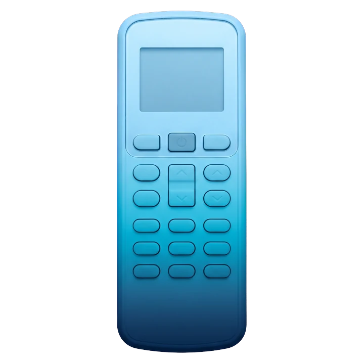 Mini-split remote control handset