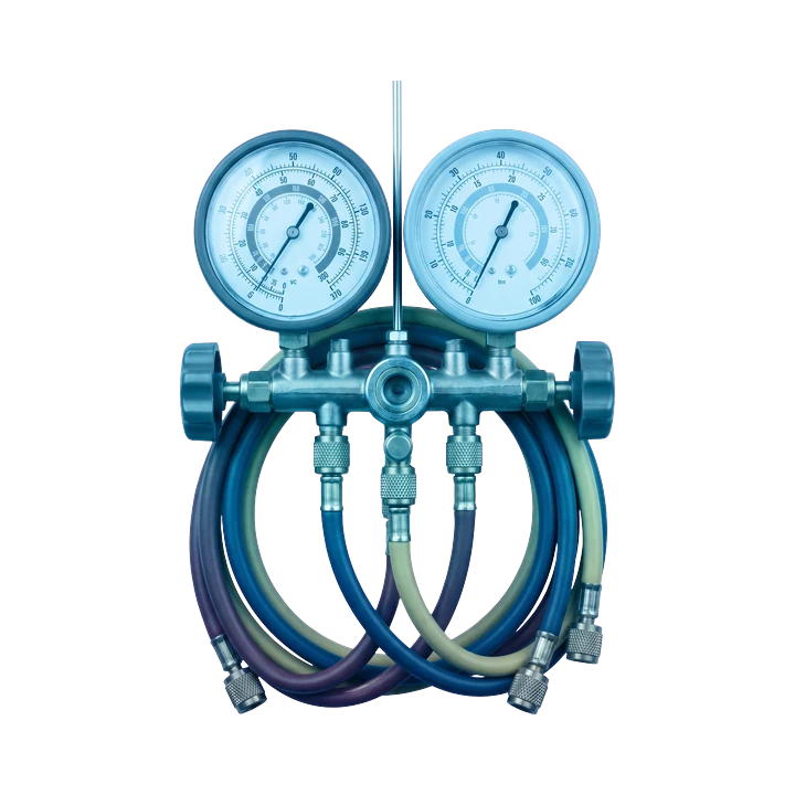 HVAC manifold gauge set